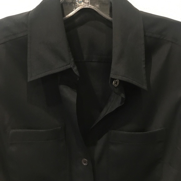 Bcbg silk button down shirt - Picture 2 of 6